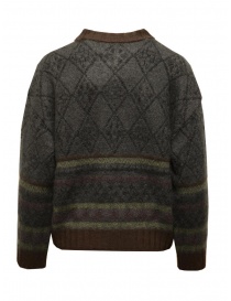 M.&Kyoko charcoal grey jacquard pullover buy online