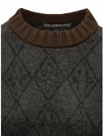 M.&Kyoko charcoal grey jacquard pullover price