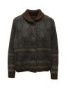 M.&Kyoko cardigan da donna in lana jacquard color carbone acquista online BBA01436WA CHARCOAL