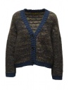 M.&Kyoko cardigan jacquard grigio e blu acquista online BBA01448WA CHARCOAL