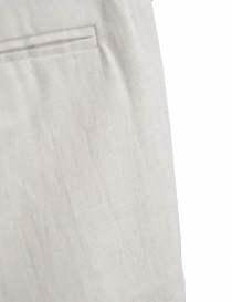 Pantalone Label Under Construction lino beige chiaro prezzo