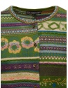 M.&Kyoko green cardigan with colorful flowers BBA01405WA GREEN price