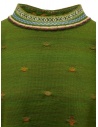 M.&Kyoko pullover verde reversibile con maniche a tre quarti BBA01402WA GREEN acquista online