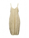Miyao vestito jacquard a fiori bianco naturale acquista online MXOP-02 NATURAL