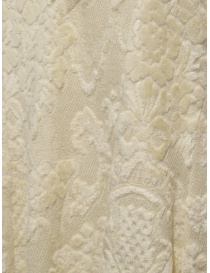 Miyao vestito jacquard a fiori bianco naturale prezzo