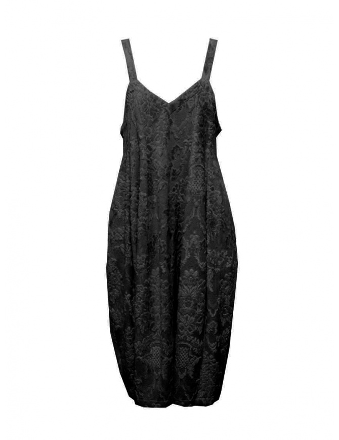 Miyao vestito in jacquard floreale nero MXOP-02 BLACK abiti donna online shopping