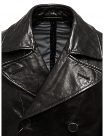 Carol Christian Poell black leather caban jacket LM/2698 mens jackets buy online