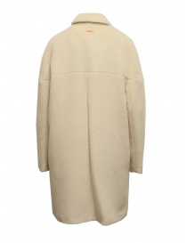 Maison Lener Constante midi coat in cream color womens coats buy online