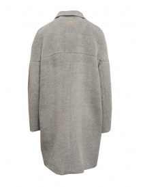 Maison Lener Constante light grey midi coat buy online