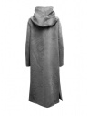 Maison Lener Temporel long hooded coat in light grey MY98AMLZEM25 LIGHT GREY TEMPOR price
