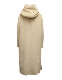 Maison Lener Temporel cappotto lungo bianco crema con cappuccio acquista online