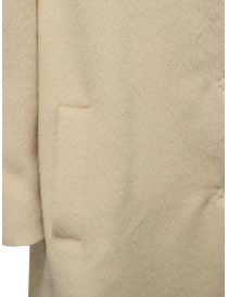 Maison Lener Temporel long hooded cream white coat womens coats buy online