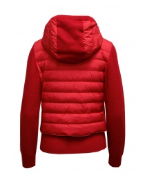 Parajumpers Nina down jacket with knitted sleeves in red price