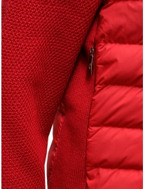 Parajumpers Nina down jacket with knitted sleeves in red womens jackets price