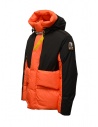 Parajumpers Ronin giacca piumino nero e arancione prezzo PMJCKFO01 RONIN BLACK-CARROTshop online