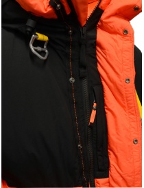 Parajumpers Ronin giacca piumino nero e arancione giubbini uomo acquista online