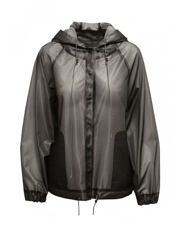 Monobi giacca a vento glossy semitrasparente nera 11434219 F 104 BLACK RAVEN giubbini donna online shopping