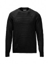 Monobi black 3D sweater in wool and Coolmax buy online 11811503 F 5099 BLACK RAVEN