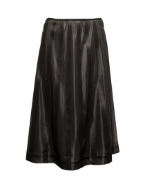 Monobi skirt in glossy black technical fabric 11506219 F 104 BLACK RAVEN