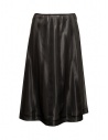 Monobi skirt in glossy black technical fabric buy online 11506219 F 104 BLACK RAVEN