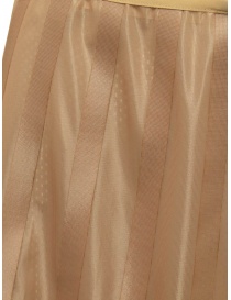 Monobi gonna midi in tessuto tecnico lucido beige prezzo