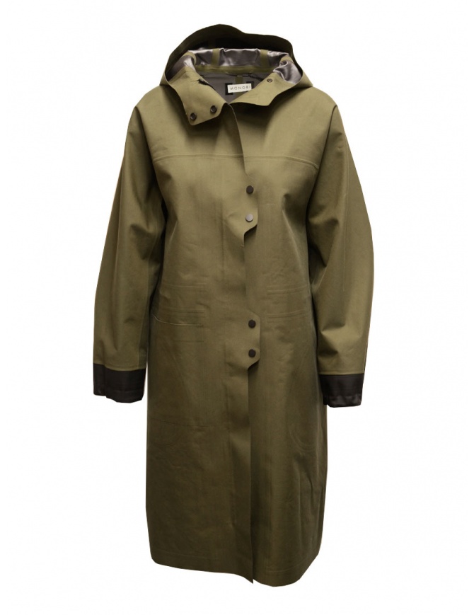 Monobi long military green waterproof parka 11361131 F 31650 KIWI womens jackets online shopping