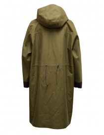 Monobi parka lungo impermeabile verde militare