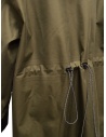 Monobi long military green waterproof parka 11361131 F 31650 KIWI price