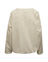 Monobi blusa in cotone bianco naturale con coulisseshop online camicie donna