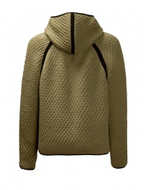 Monobi hooded jersey in pistachio green color