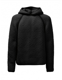 Monobi maglia in lana 3D con cappuccio nera online