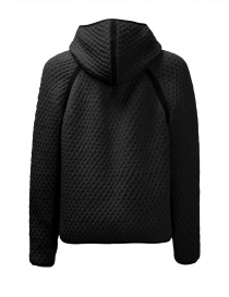 Monobi maglia in lana 3D con cappuccio nera acquista online