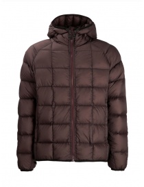 Monobi Matt 7D light dark red down jacket online