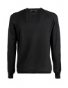 Monobi Woolmax H-12 black crewneck sweater shop online men s knitwear