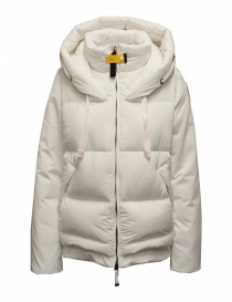 Parajumpers Peppi white down jacket with rayon sleeves PWPUFSI31 PEPPI OFF-WHITE 505
