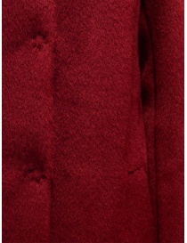 Maison Lener Temporel long hooded coat in burgundy red womens coats buy online