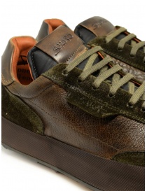 Shoto sneakers in pelle e suede marrone scuro calzature uomo acquista online