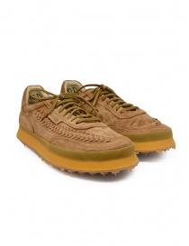 Shoto perforated shoes in light brown suede online