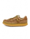 Shoto scarpe traforate in suede marrone chiaroshop online calzature uomo