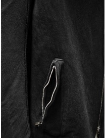 Carol Christian Poell parka a collo alto in cotone nero acquista online prezzo