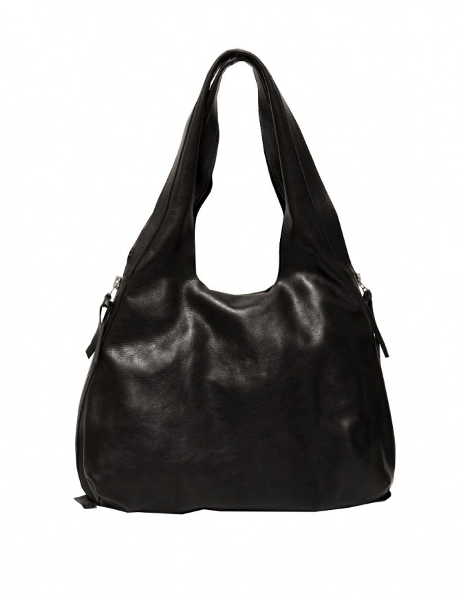 Trippen Shopper borsa in pelle nera SHOPPER B BGL BLACK BGL borse online shopping