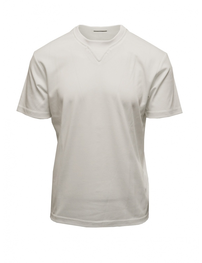 Monobi white t-shirt with heat taping on the back 11808307 F 5001 SNOW