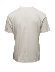 Monobi white t-shirt with heat taping on the back