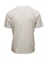 Monobi white t-shirt with heat taping on the back shop online mens t shirts