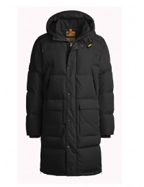 Mens jackets online: Black down jacket Parajumpers Long Bear