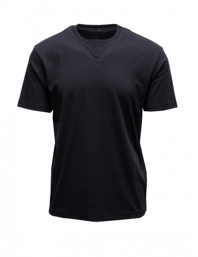 Monobi t-shirt blu navy con striscia verticale sul dorso 11808307 F 29264 NAVY BLUE t shirt uomo online shopping