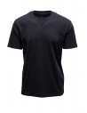 Monobi navy blue t-shirt with vertical stripe on the back buy online 11808307 F 29264 NAVY BLUE