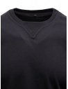 Monobi navy blue t-shirt with vertical stripe on the back shop online mens t shirts