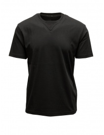 Monobi black t-shirt with band on the back online