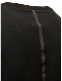 Monobi black t-shirt with band on the back mens t shirts buy online